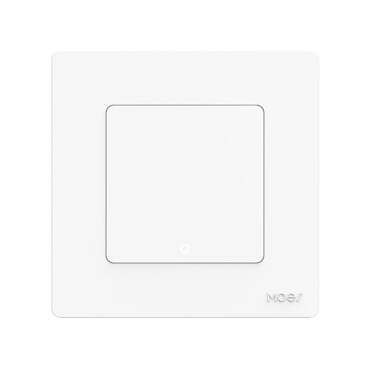 Tuya ZigBee Smart Single-fire Zero-fire Sharing Timing Voice Wall Switch EU Plug, Style: 1 Way (White Scene Casual Post) - Smart Switch by PMC Jewellery | Online Shopping South Africa | PMC Jewellery