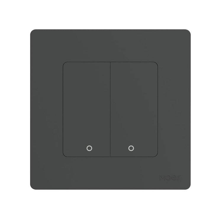 Tuya ZigBee Smart Single-fire Zero-fire Sharing Timing Voice Wall Switch EU Plug, Style: 2 Ways (Gray Scene Casual Post) - Smart Switch by PMC TechLife | Online Shopping South Africa | PMC TechLife