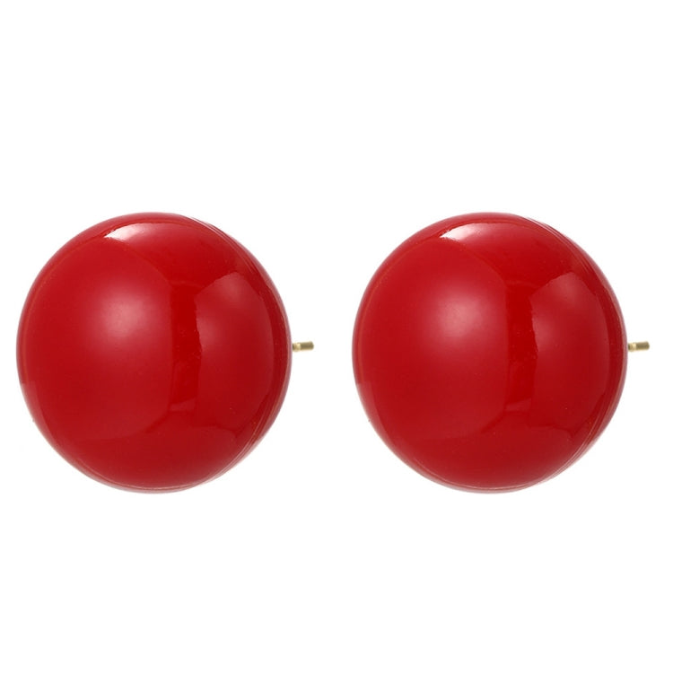 E2209-23 Red Pearl Stud Earrings Jewelry - Clothing & Beauty by PMC Jewellery | Online Shopping South Africa | PMC Jewellery