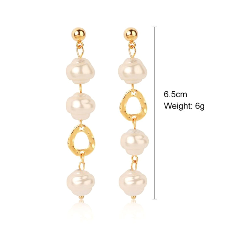 1030402308 Bead Length Stud Earrings Jewelry - Clothing & Beauty by PMC Jewellery | Online Shopping South Africa | PMC Jewellery