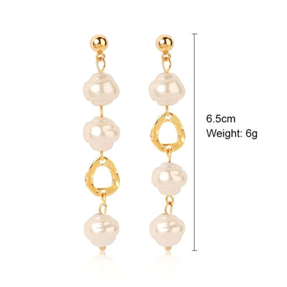1030402308 Bead Length Stud Earrings Jewelry - Clothing & Beauty by PMC Jewellery | Online Shopping South Africa | PMC Jewellery