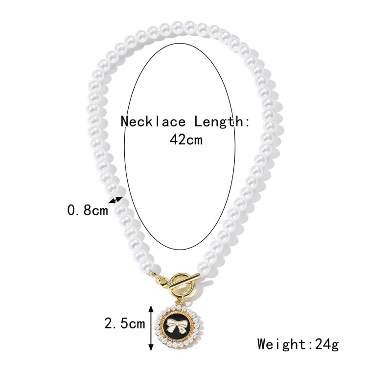 N2209-9 Bow Ladies Temperament Necklace Collarbone Chain - Clothing & Beauty by PMC Jewellery | Online Shopping South Africa | PMC Jewellery