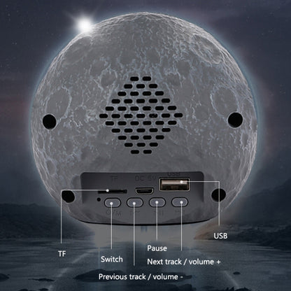 Y-598 Suspended Astronaut Bluetooth Speaker RGB Light Subwoofer Ornament,Spec: 598B Silver - Desktop Speaker by PMC Jewellery | Online Shopping South Africa | PMC Jewellery