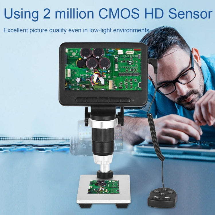 500X/1000X 5-Inch Screen WIFI HD 2 Million Pixel Maintenance Electron Microscope, Specification: MS2 with Z06 - free shipping - PMC TechLife - Order now!