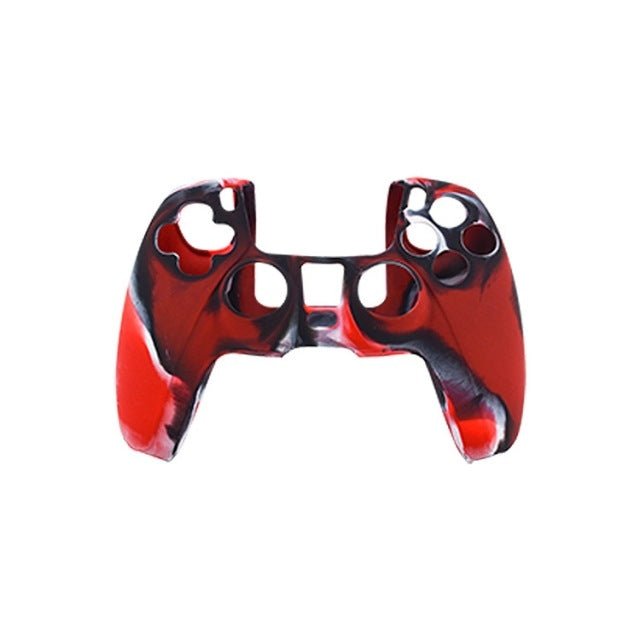 For PS5 Controller Silicone Case Protective Cover, Product color: Camouflage Red - Cases by PMC Jewellery | Online Shopping South Africa | PMC Jewellery