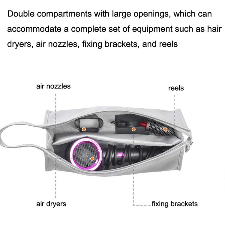 For Dyson Hair Dryer Storage Package Hair Roll Protective Cover, Color: Black - free shipping - PMC TechLife - Order now!