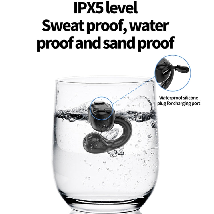 M10 IPX5 Waterproof Ear Clip Bluetooth Earphones, Style: Doble Green - Bluetooth Earphone by PMC TechLife | Online Shopping South Africa | PMC TechLife