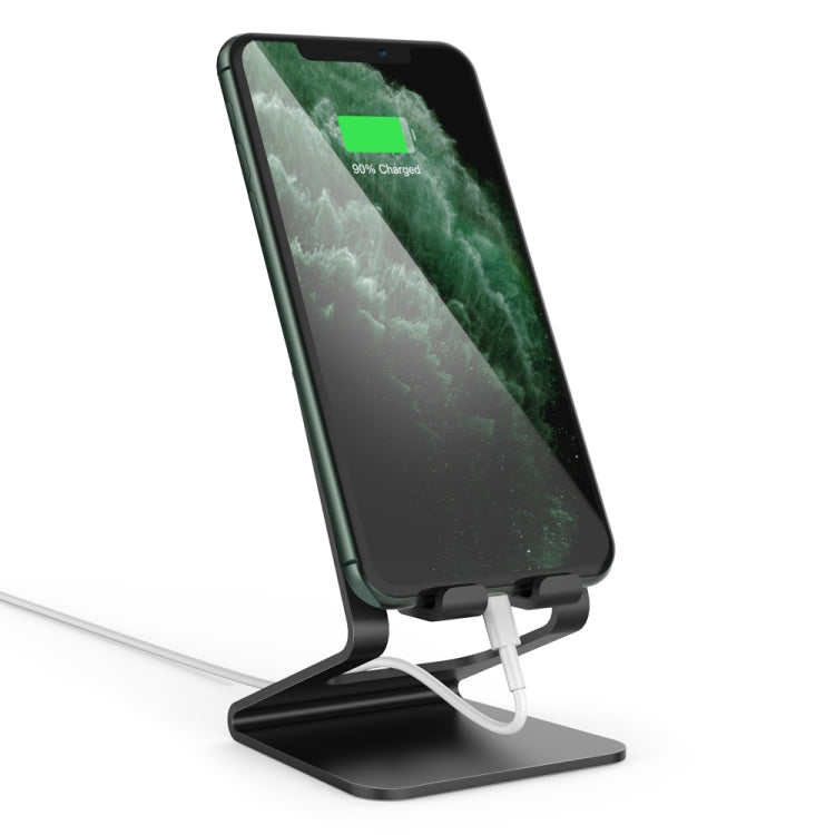 AhaStyle ST02 Mobile Phone Aluminum Alloy Fixed Bracket Storage Charging Base(Black) - free shipping - PMC TechLife - Order now!