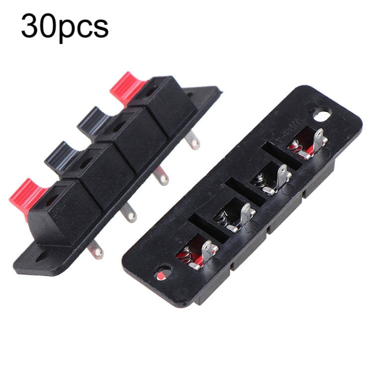 30pcs WP4-4 4-Position Spring Wiring Speaker Clip Aging Test Column - Other Accessories by PMC TechLife | Online Shopping South Africa | PMC TechLife