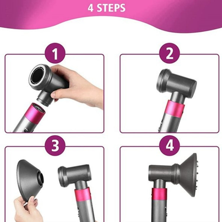 For Dyson Hair Dryer Airwarp Diffusion Nozzle Attachment Replacement Accessories Without Adapter - Dyson Accessories by PMC Jewellery | Online Shopping South Africa | PMC Jewellery