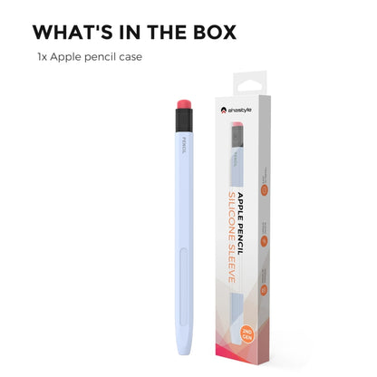 For Apple Pencil 2 AhaStyle PT180-2 Silicone Protective Case Anti-Slip And Anti-Drop Capacitive Pen Case(Sky Blue) - Pencil Accessories by AhaStyle | Online Shopping South Africa | PMC Jewellery