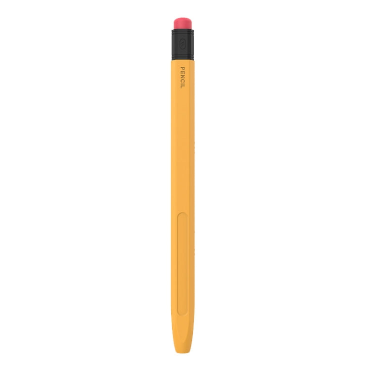 For Apple Pencil 1 AhaStyle PT180-2 Silicone Protective Case Anti-Slip And Anti-Drop Capacitive Pen Case(Yellow) - Pencil Accessories by AhaStyle | Online Shopping South Africa | PMC Jewellery | Buy Now Pay Later Mobicred