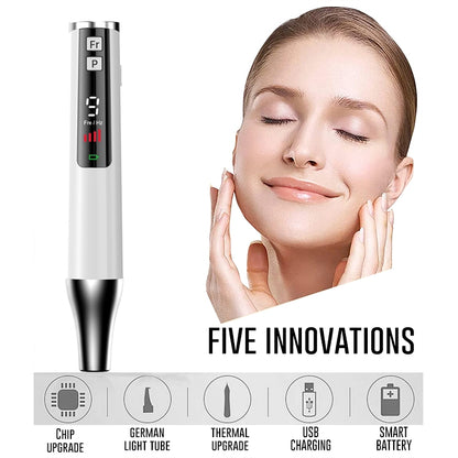 AA-A401 Small Freckle and Mole Removal Pen Tattoo and Eyebrow Removal Beauty Instrument, Color: Red Light Plug-in - Clothing & Beauty by PMC Jewellery | Online Shopping South Africa | PMC Jewellery