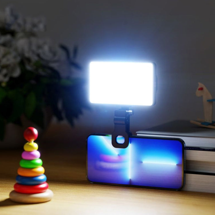 ST-120C Mobile Phone Tablet Clip Fill Light Selfie Live Camera Portable Camera Lighting(Black) - Selfie Light by PMC TechLife | Online Shopping South Africa | PMC TechLife