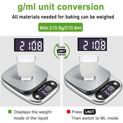 Small Multifunctional Kitchen High Precision Electronic Scale LCD Digital Display Food Scale, Model: 3kg/ 0.1g - Kitchen Scales by PMC Jewellery | Online Shopping South Africa | PMC Jewellery