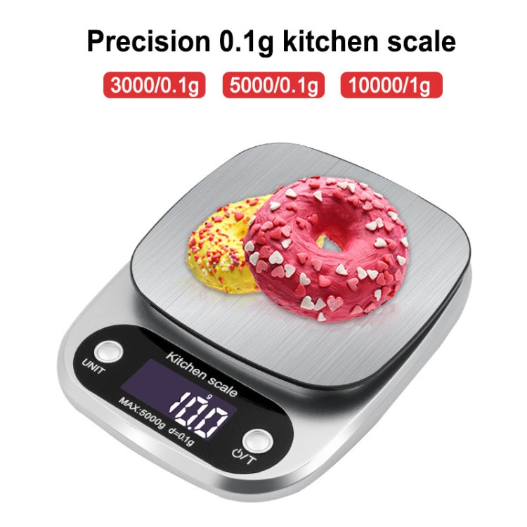 Small Multifunctional Kitchen High Precision Electronic Scale LCD Digital Display Food Scale, Model: 5kg/ 0.1g - Kitchen Scales by PMC TechLife | Online Shopping South Africa | PMC TechLife | Buy Now Pay Later Mobicred