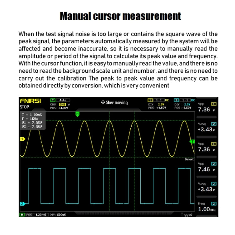 FNIRSI 1014D +P4100 Probe 2 in 1 Dual-channel 100M Bandwidth Digital Oscilloscope 1GS Sampling Signal Generator, US Plug - Digital Multimeter by FNIRSI | Online Shopping South Africa | PMC Jewellery | Buy Now Pay Later Mobicred