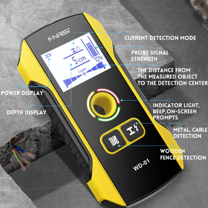 FNIRSI WD-01 Multifunctional Load-Bearing Wall Wire Metal Detector Dark Line Scanner - Metal Detector by FNIRSI | Online Shopping South Africa | PMC Jewellery | Buy Now Pay Later Mobicred