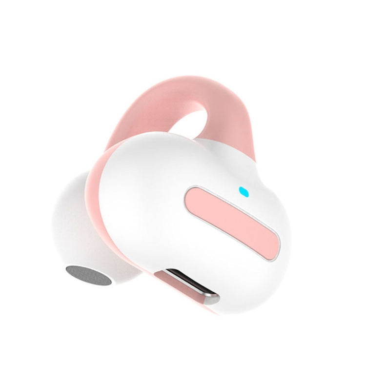 M-S8 Wireless Stereo Single Ear Clip-on Bluetooth Earphone(Pink) - Bluetooth Earphone by PMC Jewellery | Online Shopping South Africa | PMC Jewellery