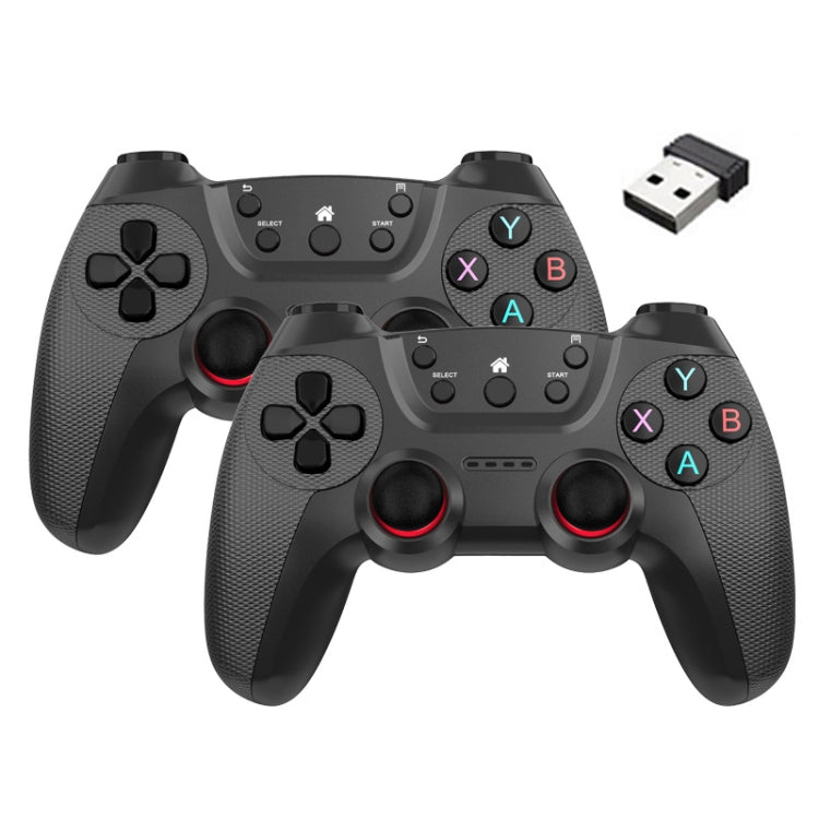 KM-029   2.4G One for Two Doubles Wireless Controller Support PC / Linux / Android / TVbox(Battle Gray) - Gamepads by PMC Jewellery | Online Shopping South Africa | PMC Jewellery