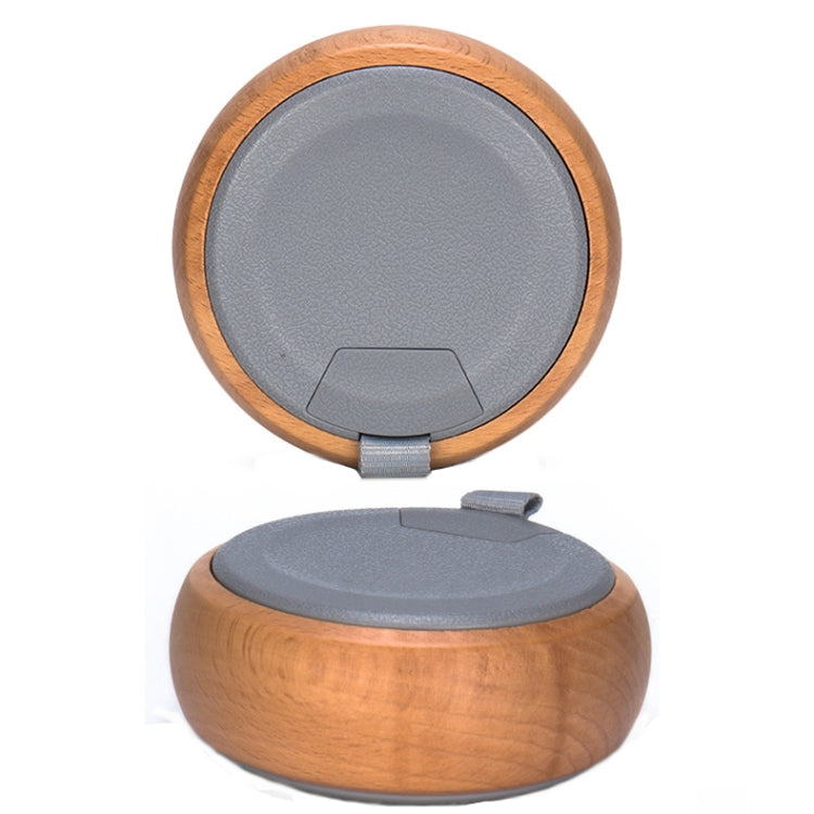 BT810 Small Outdoor Portable Wooden Bluetooth Speaker Support TF Card & 3.5mm AUX(Silver Gray) - Mini Speaker by PMC Jewellery | Online Shopping South Africa | PMC Jewellery