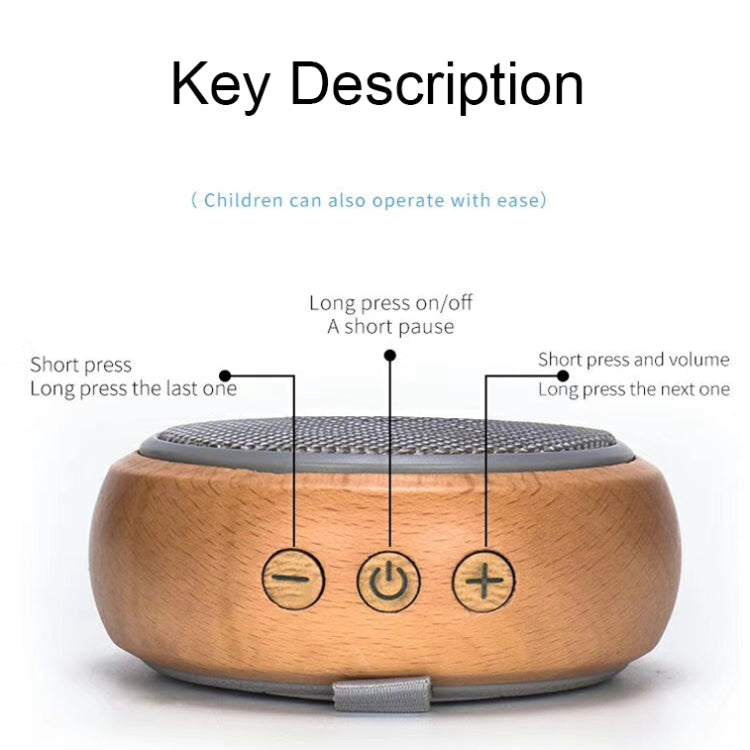 BT810 Small Outdoor Portable Wooden Bluetooth Speaker Support TF Card & 3.5mm AUX(Silver Gray) - Mini Speaker by PMC Jewellery | Online Shopping South Africa | PMC Jewellery