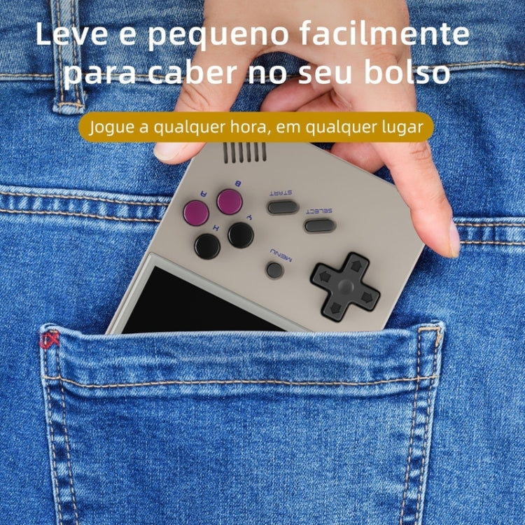 ANBERNIC RG35XX 3.5-inch Retro Handheld Game Console Open Source Game Player  64G+128G 13000+ Games(Grey) - free shipping - PMC TechLife - Order now!