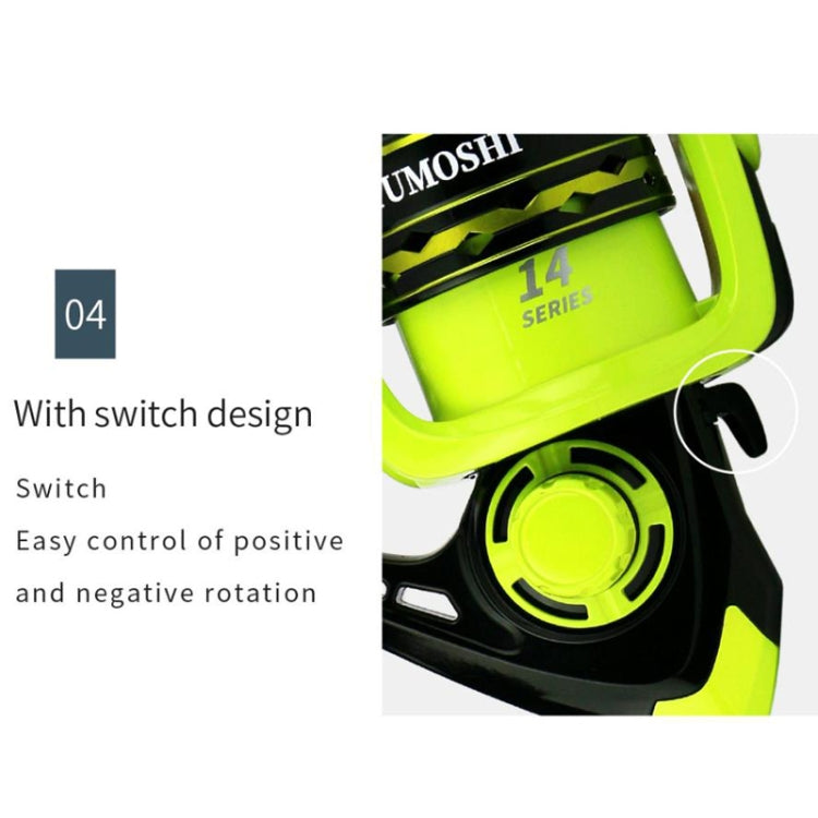 YUMOSHI OE2000 Spinning Wheel Metal Wire Cup Fishing Wheel - free shipping - PMC TechLife - Order now!