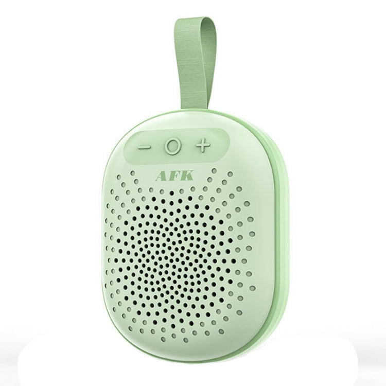AFK BT-513 TWS Mini Portable RGB Light Bluetooth Speaker 3D Sound Effect Waterproof Bluetooth Audio(Green) - Mini Speaker by AFK | Online Shopping South Africa | PMC TechLife