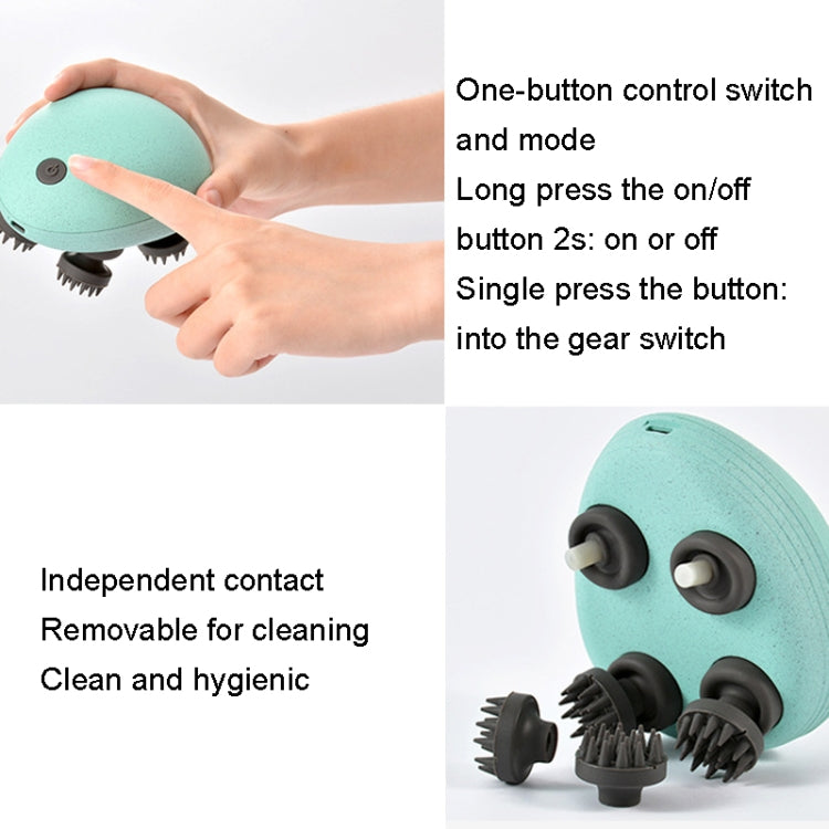 Mini Electric Head Massage(White) - Massage & Relaxation by PMC TechLife | Online Shopping South Africa | PMC TechLife