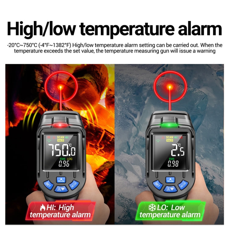 ANENG TH06 Oil Temperature High Precision Thermometer Laser Baking Infrared Water Thermometer(Orange) - free shipping - PMC TechLife - Order now!