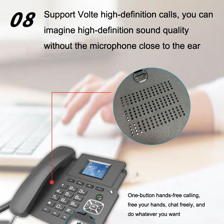 P03 4G+VOIP Dual Mode Wireless Fixed Line SIP Network Phone IP Enterprise Office Phone Wireless Landline - Smart Rings / Smart Telephones by PMC TechLife | Online Shopping South Africa | PMC TechLife