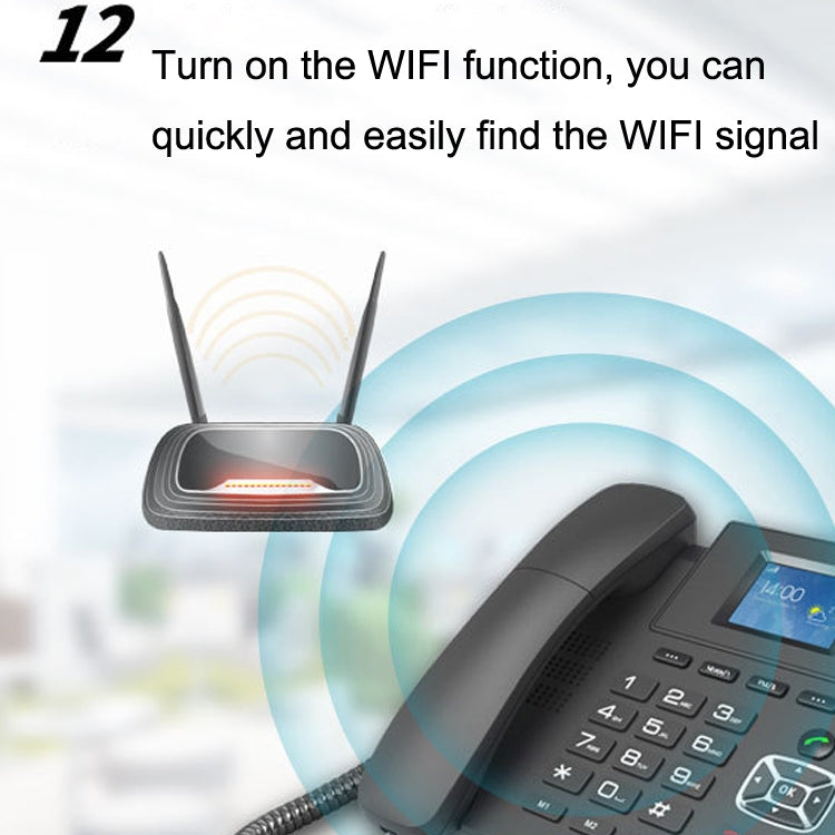 P03 4G+VOIP Dual Mode Wireless Fixed Line SIP Network Phone IP Enterprise Office Phone Wireless Landline - Smart Rings / Smart Telephones by PMC TechLife | Online Shopping South Africa | PMC TechLife