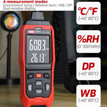 TASI TA622B USB Computer Connection Temperature Humidity Meter Digital Dew Point Thermometer - Thermostat & Thermometer by TASI | Online Shopping South Africa | PMC Jewellery | Buy Now Pay Later Mobicred