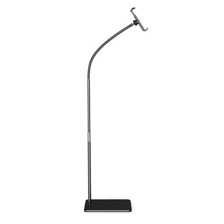 155cm Mobile Phone Tablet Live Broadcast Bedside Lifting Bracket Telescopic Floor Model (Black) - Lazy Bracket by PMC Jewellery | Online Shopping South Africa | PMC Jewellery