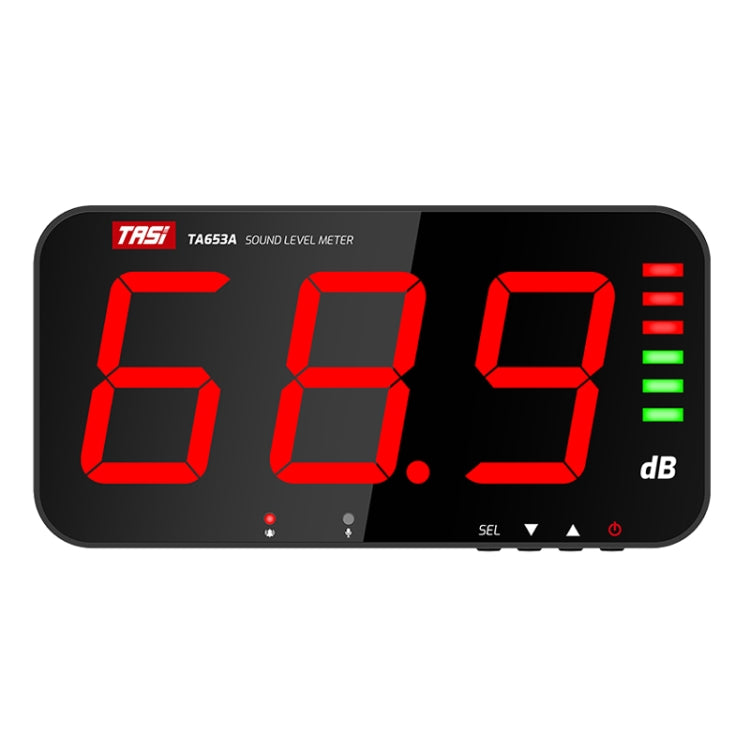 TASI TA653A Large Screen Wall-Mounted Noise Meter Decibel Detector - free shipping - PMC TechLife - Order now!