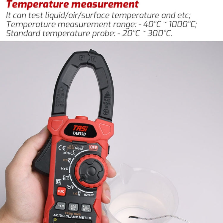 TASI TA813A Clamp Meter High Accuracy AC DC Voltage Ammeter - free shipping - PMC TechLife - Order now!
