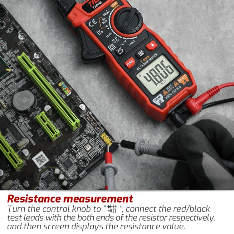 TASI TA811B Clamp Meter High Accuracy AC DC Voltage Ammeter - free shipping - PMC TechLife - Order now!