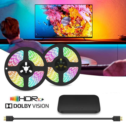 HDMI 2.0-PRO Smart Ambient TV Led Backlight Led Strip Lights Kit Work With TUYA APP Alexa Voice Google Assistant 2 x 3m(UK Plug) - Casing Waterproof Light by PMC Jewellery | Online Shopping South Africa | PMC Jewellery