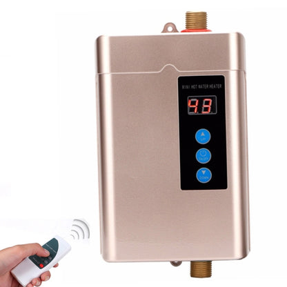 AU Plug 4000W Electric Water Heater With Remote Control Adjustable Temperate(Black) - Water Heaters & Accessories by PMC Jewellery | Online Shopping South Africa | PMC Jewellery