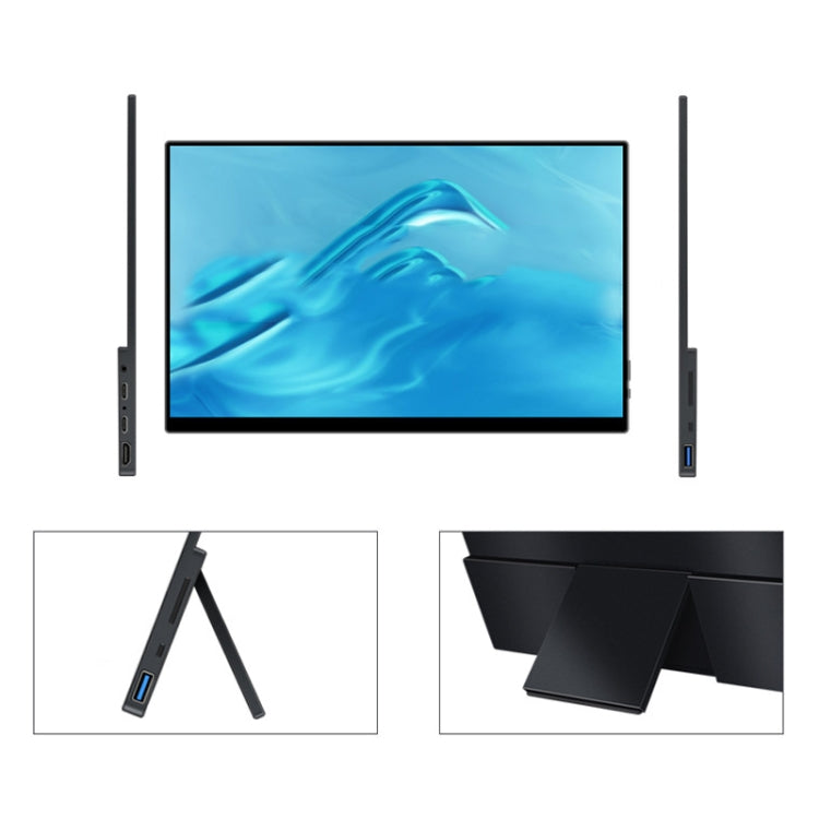 13.3 inch Touch Version 4K Portable External Extended Screen Display For Switch/PS5/Mobile Phone/Computer(AU Plug) - LCD Monitors by PMC TechLife | Online Shopping South Africa | PMC TechLife