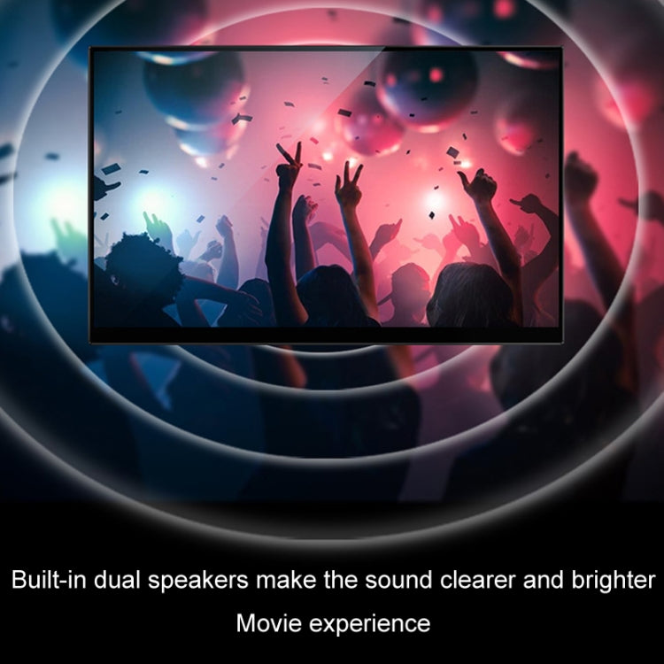 13.3 inch Touch Version 4K Portable External Extended Screen Display For Switch/PS5/Mobile Phone/Computer(AU Plug) - LCD Monitors by PMC TechLife | Online Shopping South Africa | PMC TechLife
