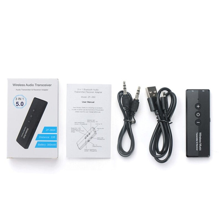3 In 1 Bluetooth 5.0 Adapter TV Computer Wireless Audio Receiving Transmitter - Audio Receiver Transmitter by PMC TechLife | Online Shopping South Africa | PMC TechLife