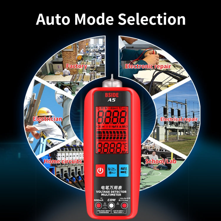 BSIDE A5 High Precision Intelligent Digital Pen Universal Table(Standard Without Battery) - Digital Multimeter by BSIDE | Online Shopping South Africa | PMC TechLife | Buy Now Pay Later Mobicred