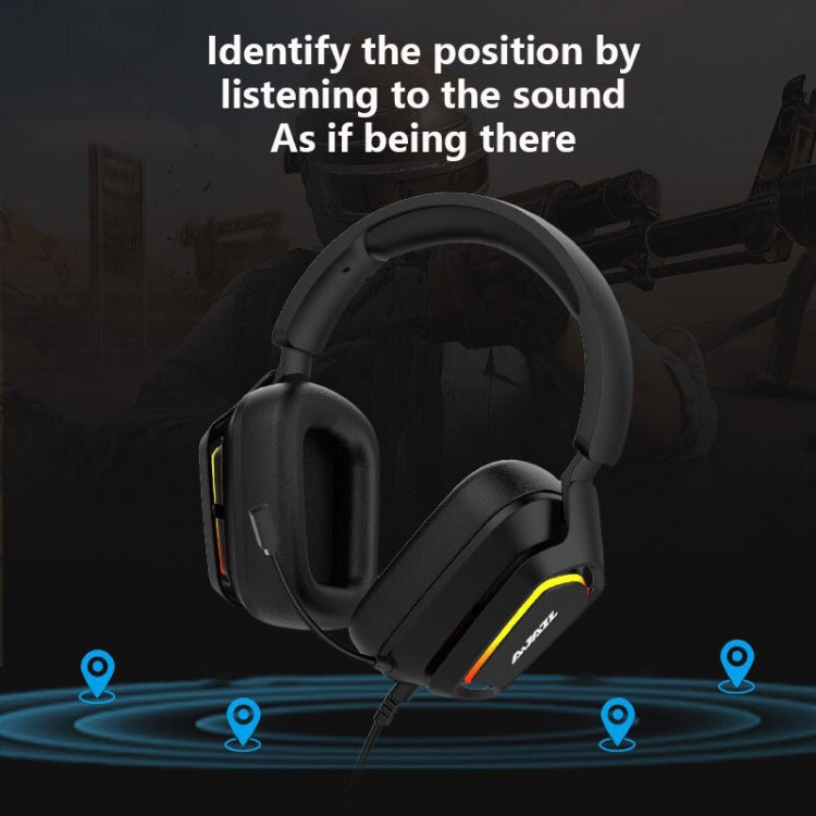 Ajazz AX368 Computer Game Audio Recognition RGB Headset 7.1 Channel Version (Pink) - free shipping - PMC TechLife - Order now!