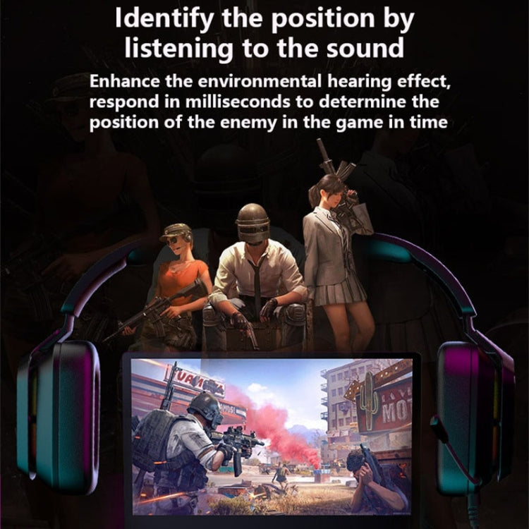 Ajazz AX368 Computer Game Audio Recognition RGB Headset 7.1 Channel Version (Pink) - free shipping - PMC TechLife - Order now!