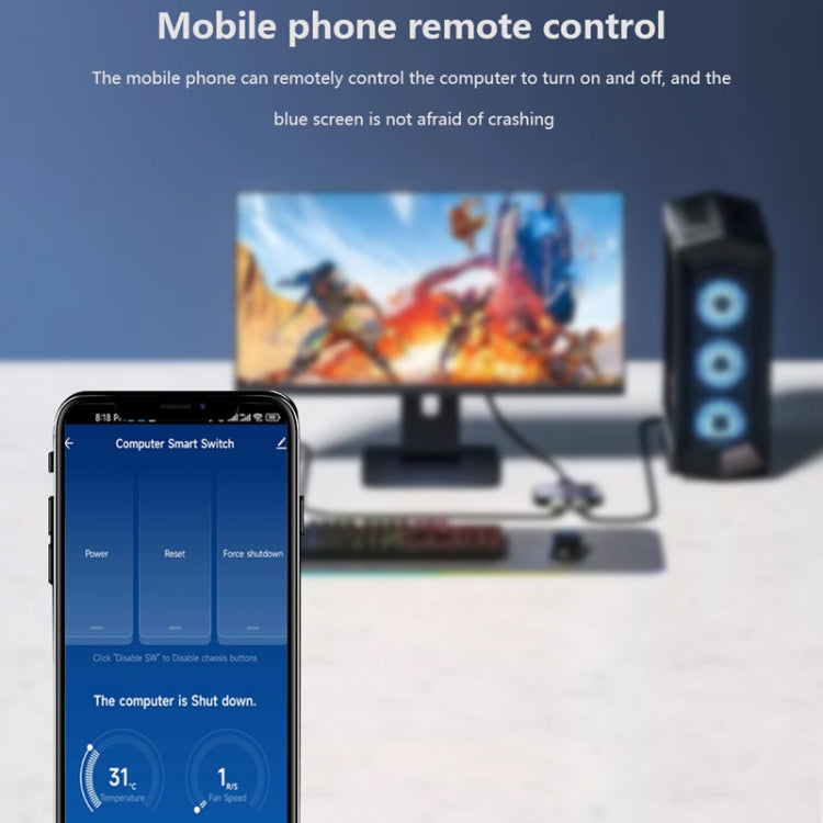 2.4G WIFI Computer Remote Boot Card Remote Control Wireless Switch Module Work With Google Home Tmall Elf - Add-on Cards by PMC TechLife | Online Shopping South Africa | PMC TechLife