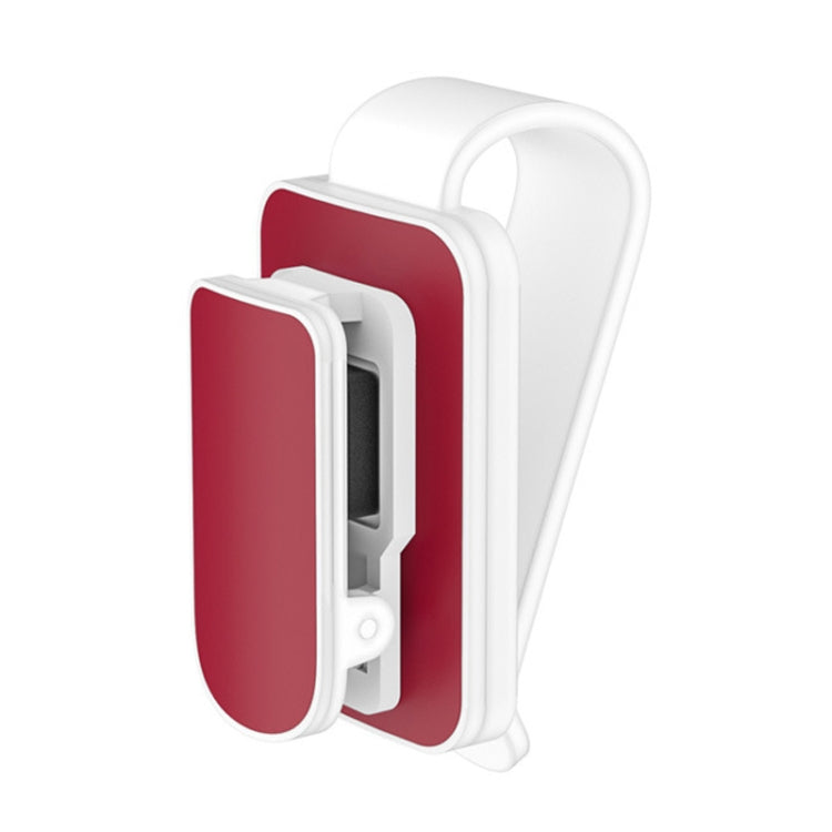 Car Glasses Clip Multifunctional Sun Visor Card Storage Clip, Color: White Red - Sunglasses & Glasses Clips by PMC Jewellery | Online Shopping South Africa | PMC Jewellery