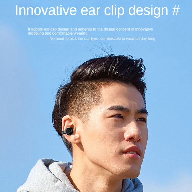 Z28 Wireless Ear Clip Type Single-Ear Bluetooth 5.3 Earphone(White Box Packag) - Bluetooth Earphone by PMC TechLife | Online Shopping South Africa | PMC TechLife