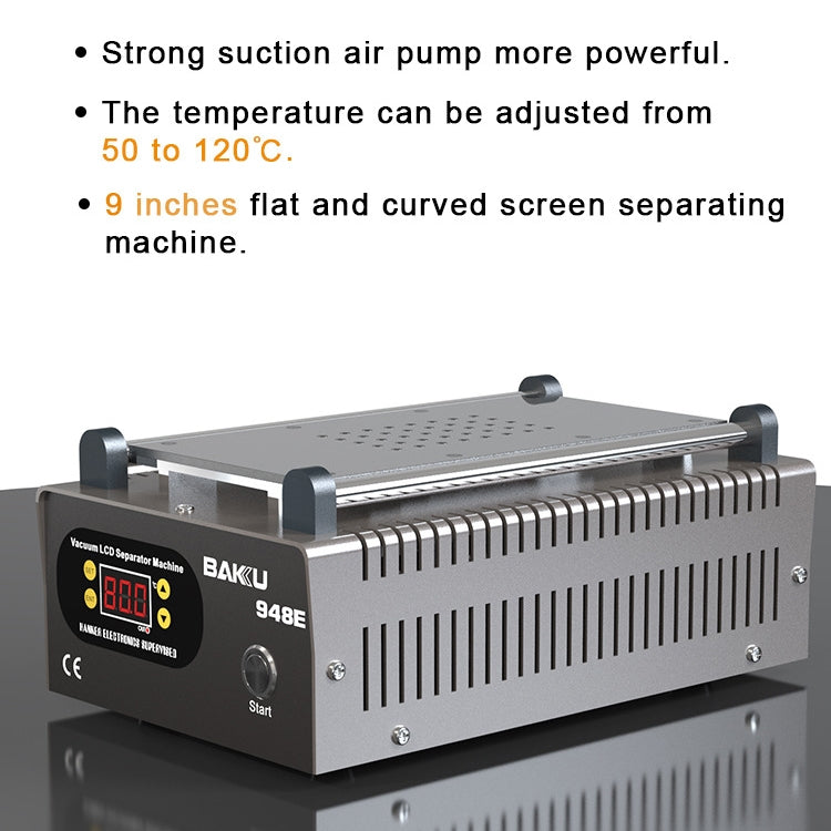 BAKU BA-948E Mobile Phone Liquid Crystal Separation Machine Flat Display Separator Heating Board US Plug 110V - Separation Equipment by BAKU | Online Shopping South Africa | PMC Jewellery | Buy Now Pay Later Mobicred